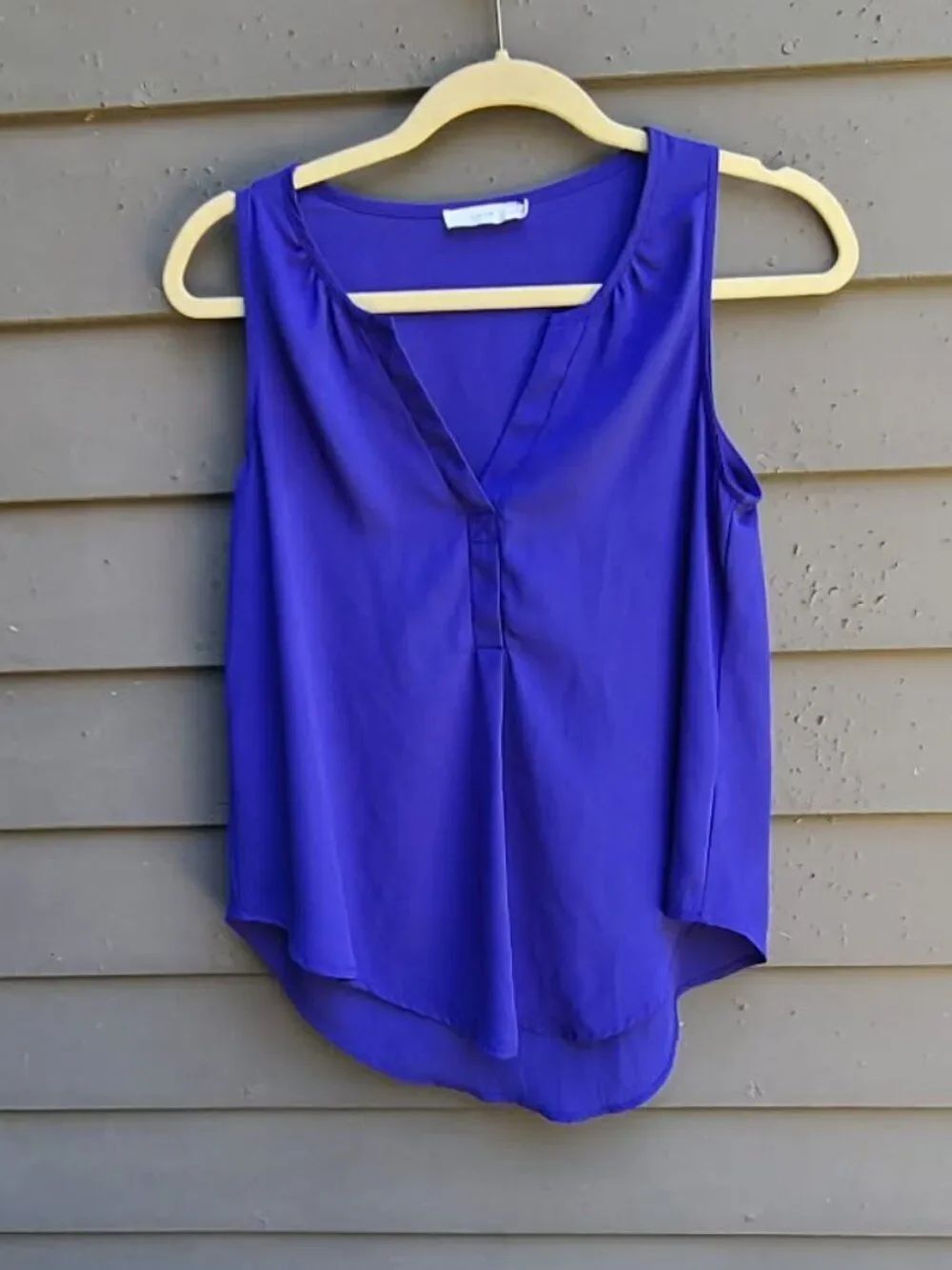 Lush Blue Tank Top size Small